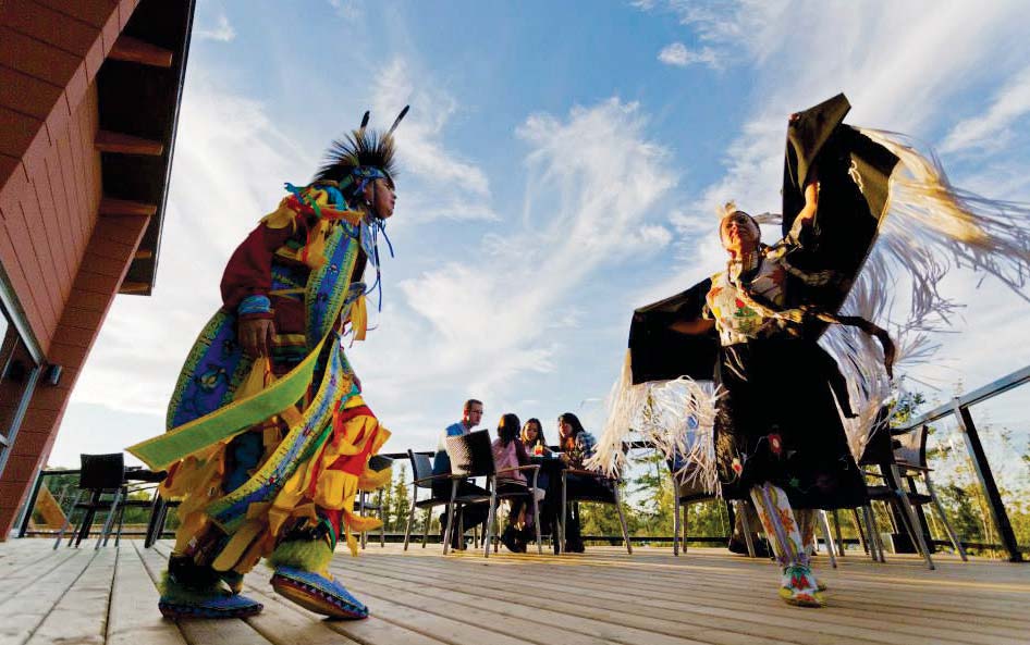 dancing on deck