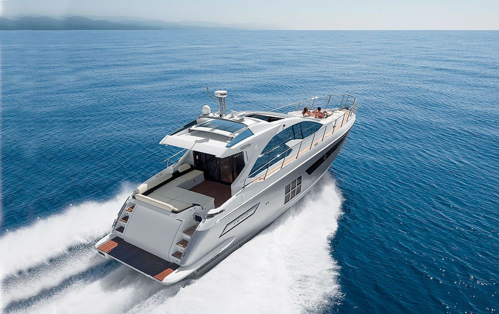 The Azimut 55S Yacht in Action