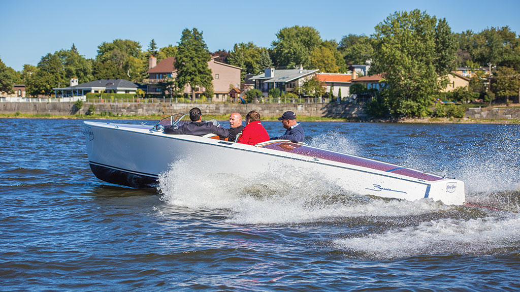 The all electric powered Canadian Electric Bruce 22 E