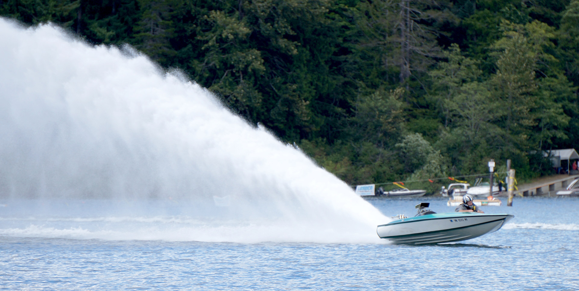 Sproat Lake Regatta Rooster tail