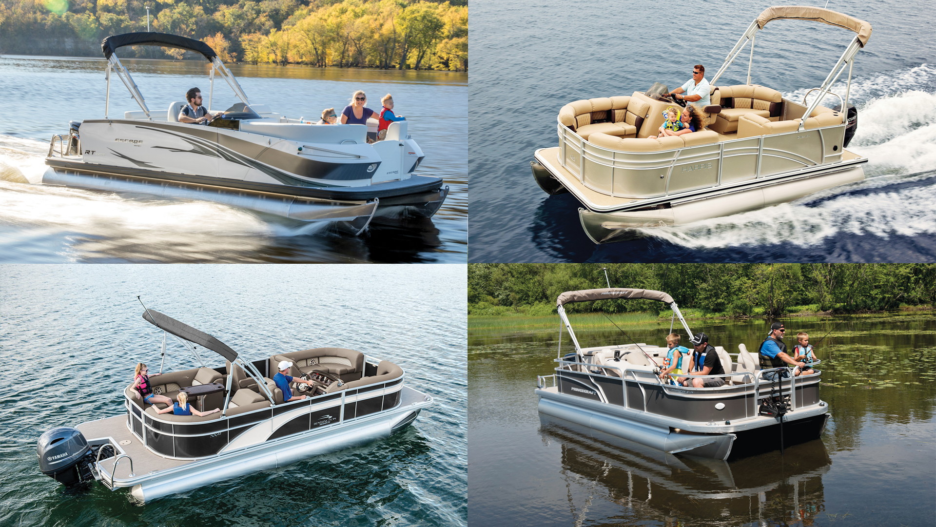 15 Top Pontoon Deck Boats For 2018 Power Boating Magazine