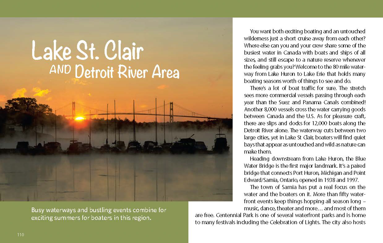 Lake St Clair And Detroit River