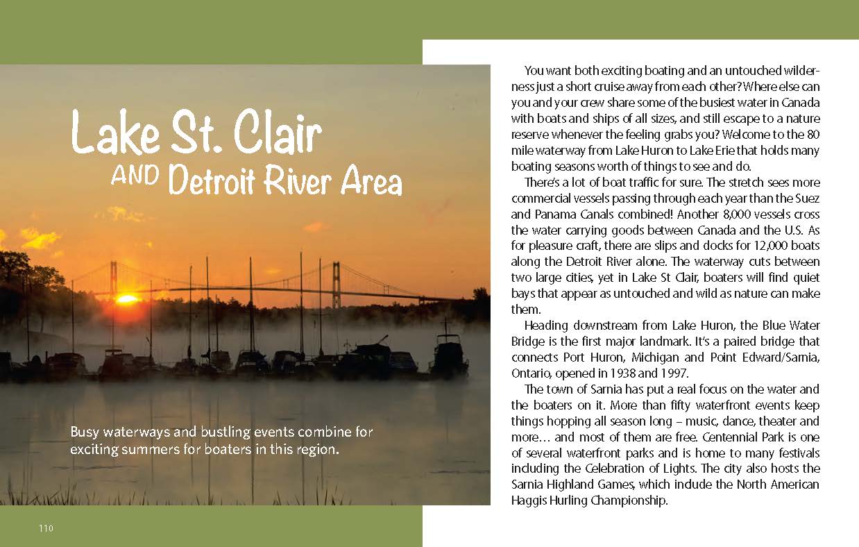 Lake St Clair And Detroit River Area 2019