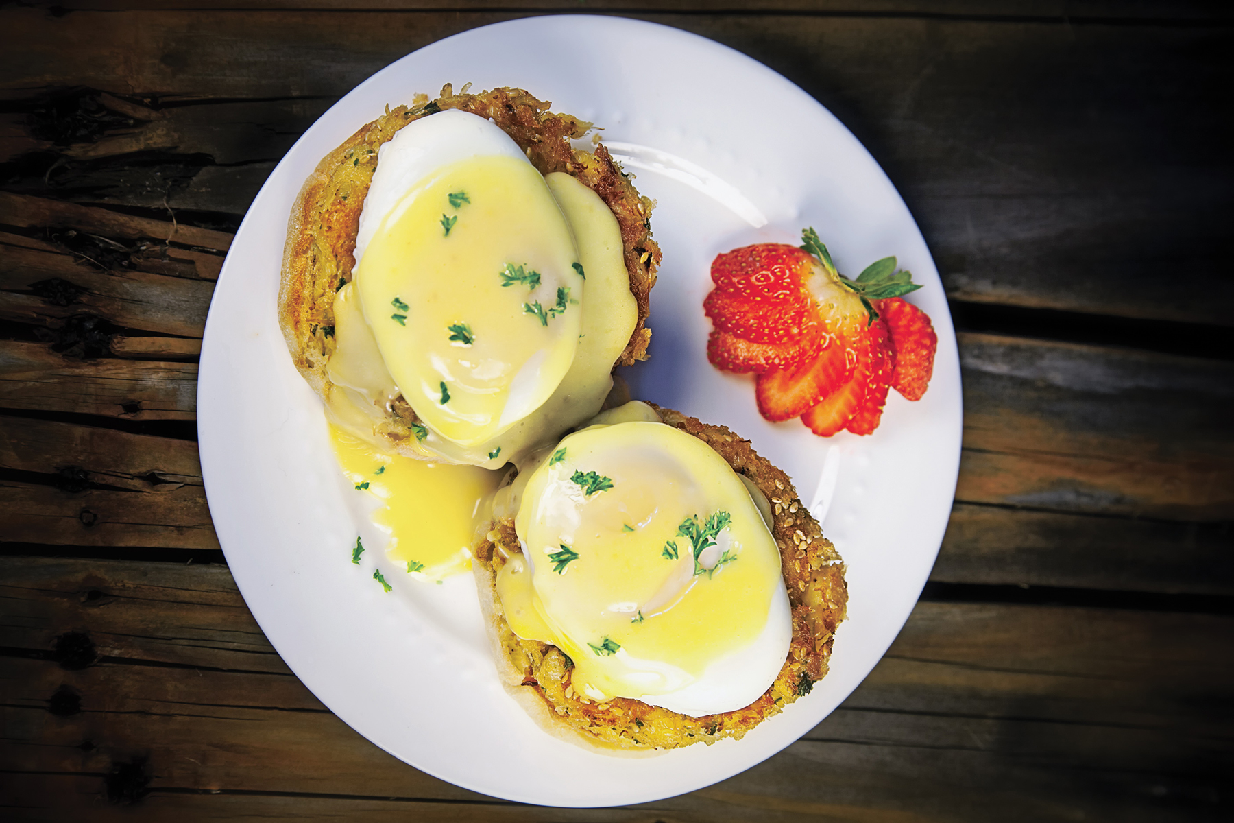 Crab Cakes Eggs Benedict