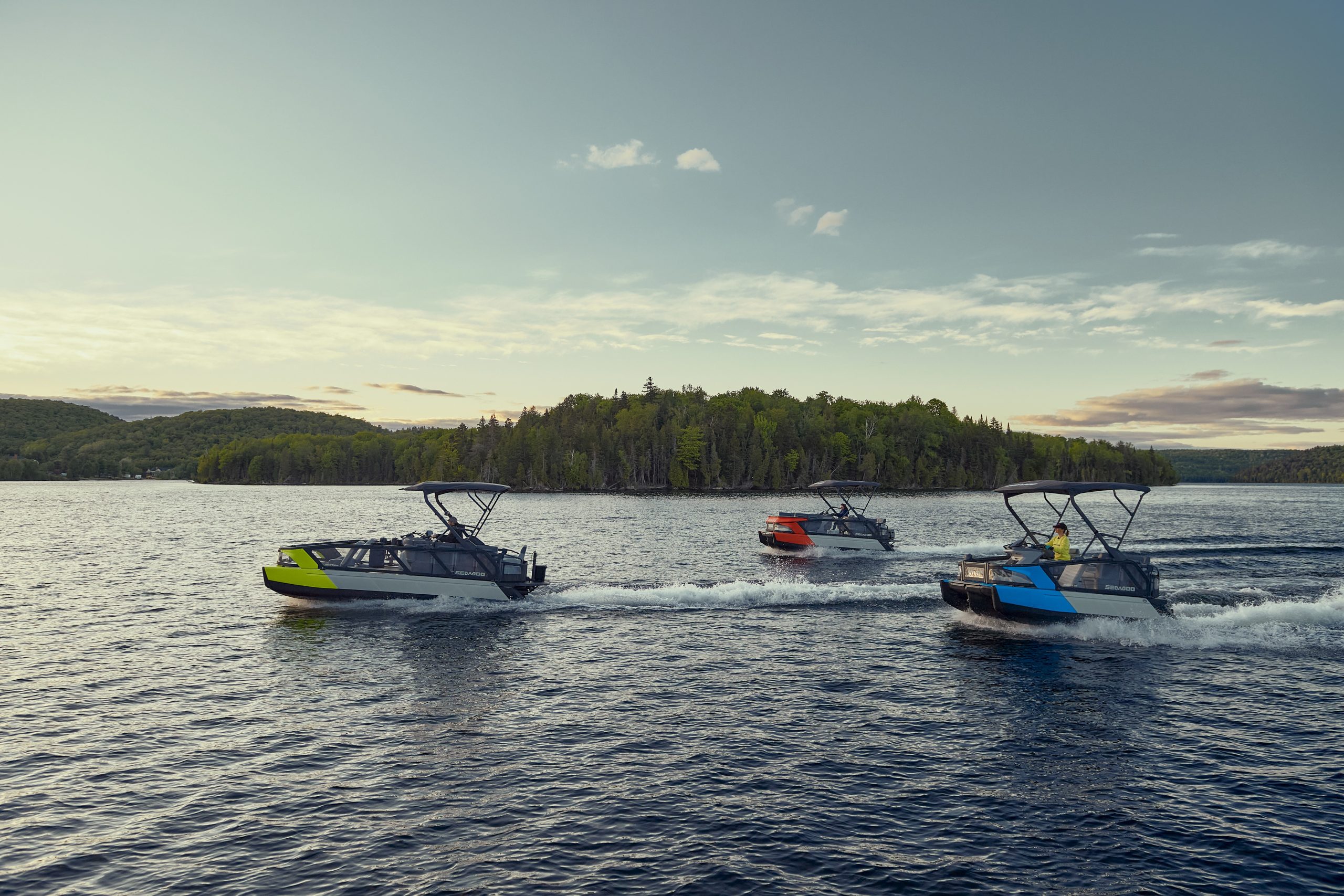 Sea-Doo is Switching it Up with a NEW line of Pontoons – Power