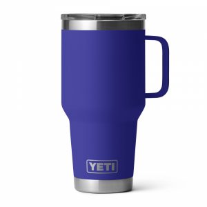 Yeti Rambler 30oz Travel Mug Offshore Blue Front 6930 Whitebg 2400x2400