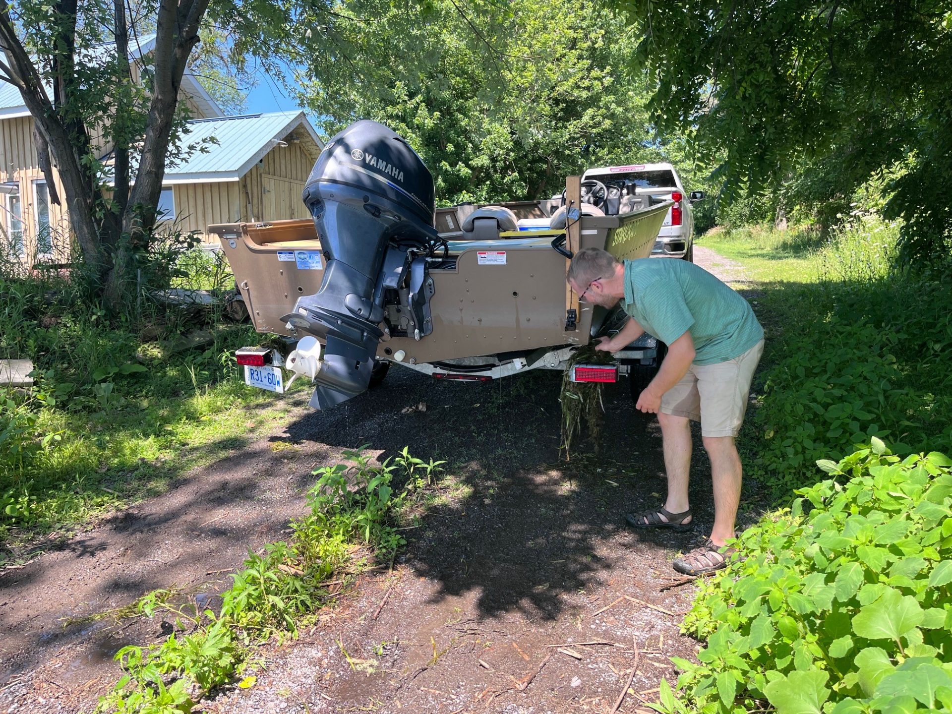 Clean your boat, motor, trailer, vehicle.