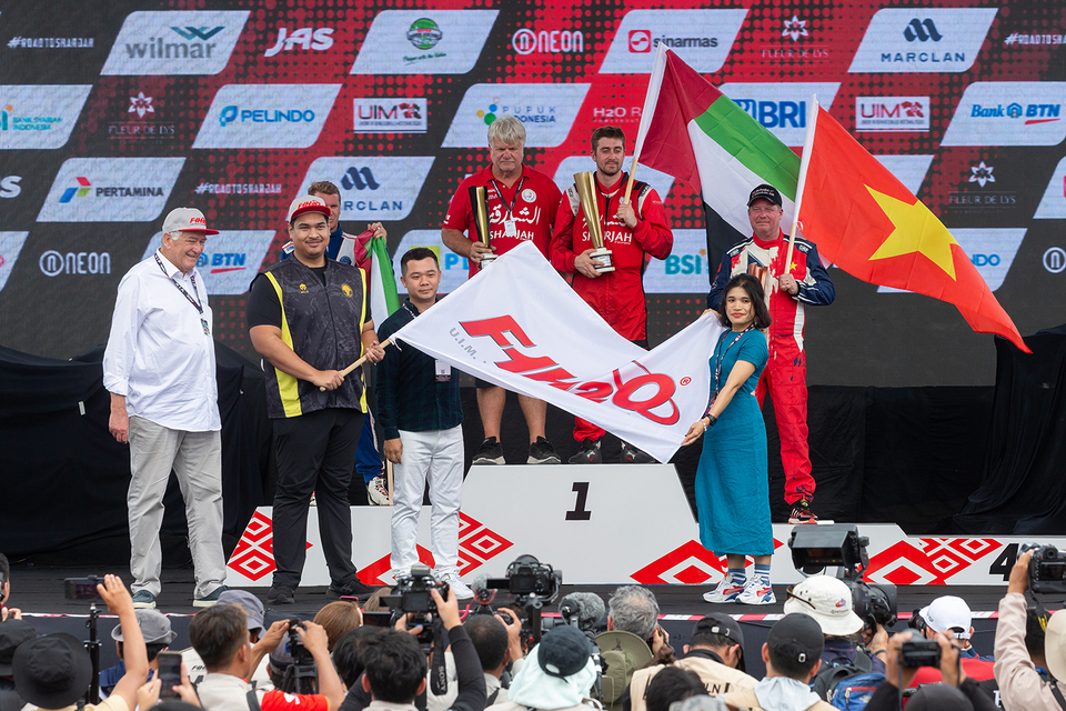 Rusty Wyatt's Dramatic Debut Victory at Pertamina Grand Prix of Indonesia Shakes UIM F1H2O Championship